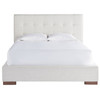 Brooklyn Panel Box-Tufted Queen Upholstered Bed Frame