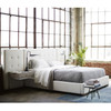 Brooklyn Extended Panel Box-Tufted King Upholstered Bed Frame