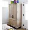 Antibes Rattan 2 Door Wardrobe Armoire