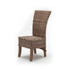 Shore Coastal Wicker Dining Chair with Cushion