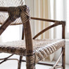 Arrow Coastal Wicker Woven Accent Chairs