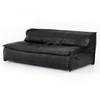 HAWTHORNE SOFA-71" Aged Black, Bleached Ash