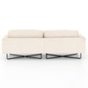 MILLER SOFA-80" Distressed Black, Osaka Blanco