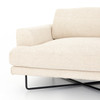 MILLER SOFA-80" Distressed Black, Osaka Blanco