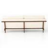 DASH SOFA-86" Camargue Cream, Pecan