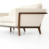 DASH SOFA-86" Camargue Cream, Pecan