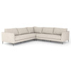 Kailor Modern Neutral Fabric Corner Sectional Sofa