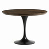 Aero Tulip Brown Oak Round Dining Table 42"