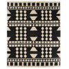 Argus Tribal Dhurrie Geometric Block Pattern Area Rug