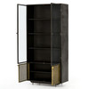 Hendrick Industrial Mesh 4 Door Tall Display Cabinet