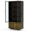 Hendrick Industrial Mesh 4 Door Tall Display Cabinet