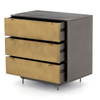 Hendrick Industrial Mesh 3-Drawer Small Dresser