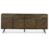 Harrington Wood 4 Door Buffet Sideboard 70"