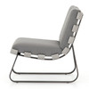 Dimitri Teak Wood Charcoal Armless Outdoor Chair