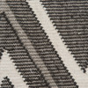 GREY & CREAM DIAMOND FLATWEAVE RUG