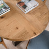 Skate Oak Wood + Metal Oval Dining Table 94",JTRB-012