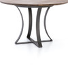 Gage Reclaimed Wood & Iron Round Dining Table 48",IHRM-159A