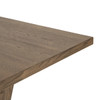 Pryor Grey Oak Wood Dining Table 87" ,VPTN-170