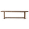 Otto Campaign Reclaimed Wood Dining Table 110"