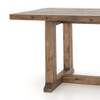 Otto Campaign Reclaimed Wood Dining Table 110"