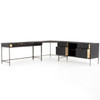 UFUL-039A,TREY DESK SYSTEM WITH FILING CREDENZA