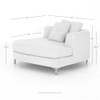 Greer Ivory Modular Sectional Sofa Pieces