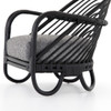Marina Woven Ebony Rattan Chair - Graphite,223074-005 Marina Woven Ebony Rattan Chair - Graphite,223074-005