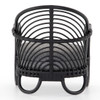 Marina Woven Ebony Rattan Chair - Graphite,223074-005 Marina Woven Ebony Rattan Chair - Graphite,223074-005