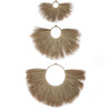 Beda Palm Leaf Wall Hanging, Set Of 3
