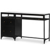 Shadow Box Industrial Black Metal Desk 53"