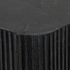Laverne Black Oak Wood + Bluestone Top Sideboard Cabinet