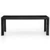 Conner Black Oak Wood + Bluestone Top Dining Table 78"