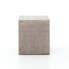 Parish Indoor / Outdoor Grey Concrete End Table