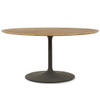 Reina Teak Top Bistro Outdoor Tulip Table 54" 