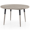 Sana Grey Teak Top Round Outdoor Dining Table 48"