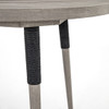 Sana Grey Teak Top Round Outdoor Dining Table 48"