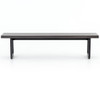 Judith Lava Stone Top Outdoor Dining Bench 69"