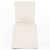 Vista Parsons Ivory Slipcovered Dining Chair