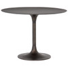 Simone Antique Rustic Aluminum Round Bistro Table 42"