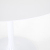 Simone White Aluminum Round Bistro Table 42"