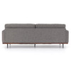 Lexi Modern Grey Tufted Sofa 89",CAPRI EBONY