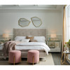 Theodora Champagne Upholstered Queen Bed