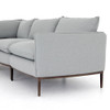 Donovan Modern Grey Upholstered Modular 5-Piece Sectional