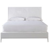 Malibu White Lacquer Panel King Bed