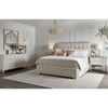 Uptown Box-Tufted Upholstered King Bed