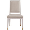 Love Joy Bliss Grey Upholstered Dining Side Chair