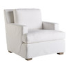 Malibu White Slipcover Chair