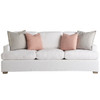 Malibu White Slipcover Sofa 88"