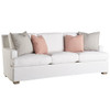 Malibu White Slipcover Sofa 88"