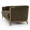 Ellsworth Sutton Olive Rolled Arm Sofa 90"